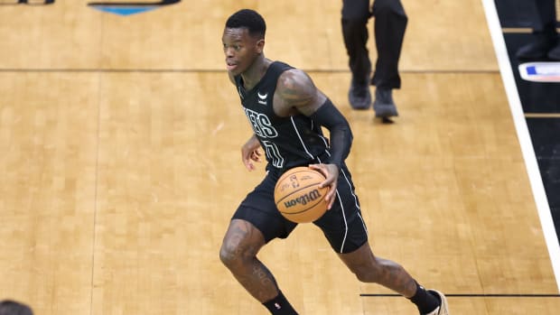 Brooklyn Nets guard Dennis Schroder